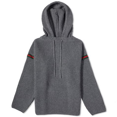 gucci technical hoodie grey|Gucci hoodie price.